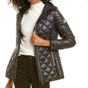 NOIZE Samira quilted puffer Jacket black